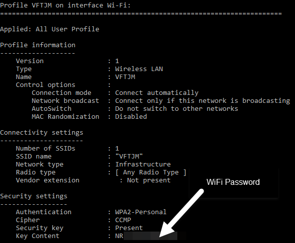 วิธีดูรหัสผ่าน WiFi ที่บันทึกไว้ใน Windows 7, 8 และ 10