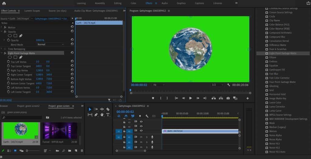 Cum să editați videoclipuri pe ecranul verde în Adobe Premiere Pro