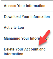 Facebookからデータをダウンロードして削除する方法