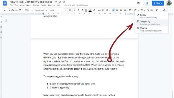 Como rastrear alterações no Google Docs