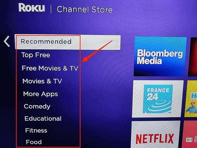 كيفية إضافة قنوات إلى Roku