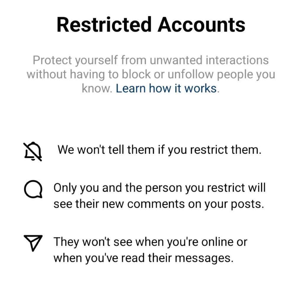 Cum să restricționezi pe cineva pe Instagram și ce se întâmplă când o faci