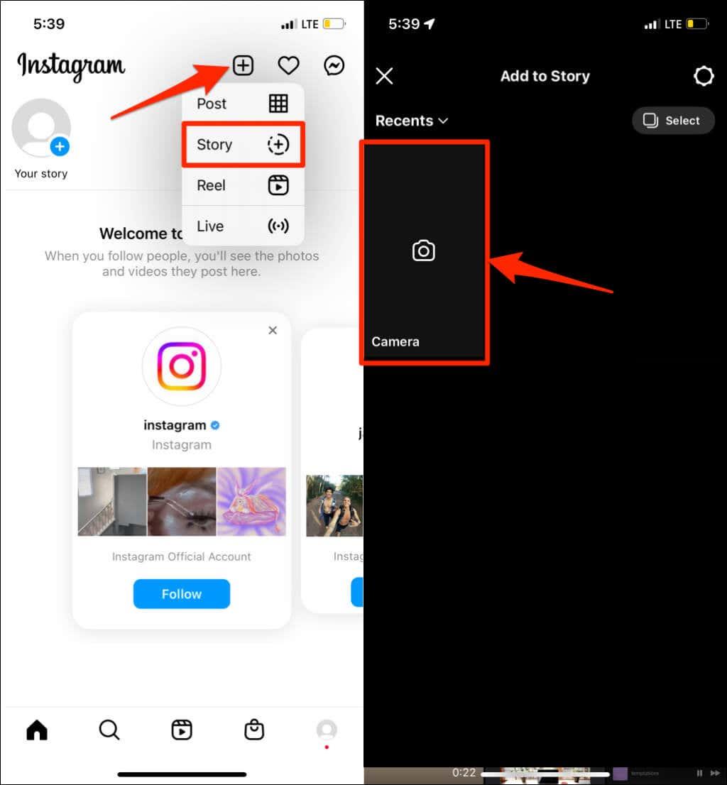 كيفية إنشاء مقاطع فيديو بوميرانغ على Instagram و Snapchat