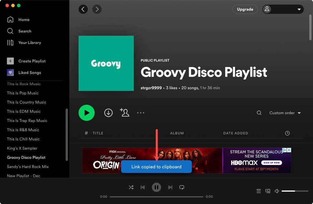 Cum să partajați o listă de redare Spotify