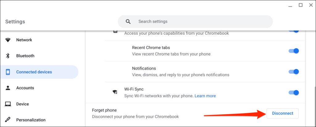 Cum să conectați un telefon la Chromebook folosind Phone Hub