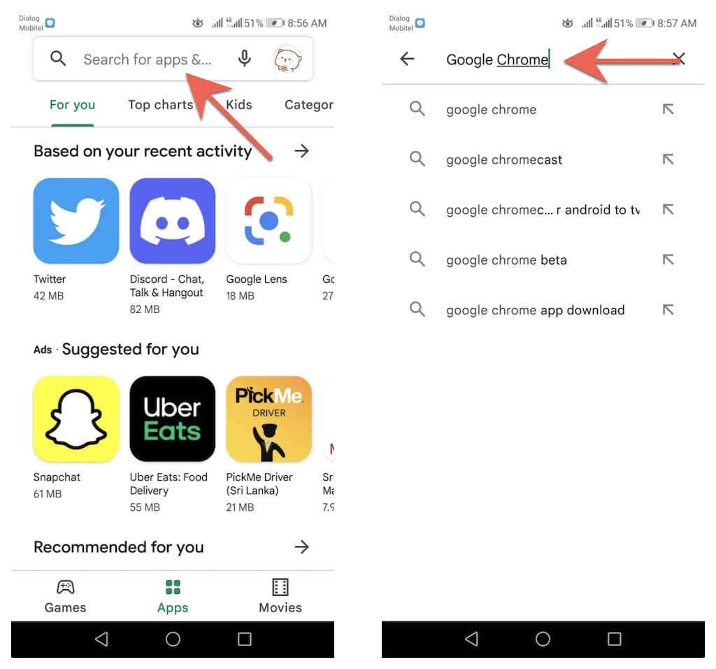 Comment mettre à jour votre navigateur Web sur Android