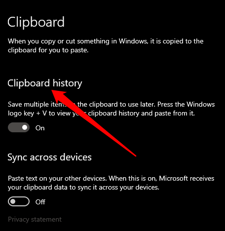 Come visualizzare e cancellare la cronologia degli appunti in Windows 10