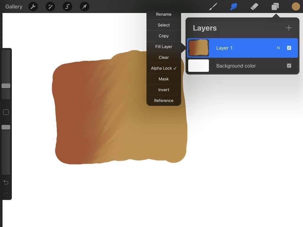 Comment mélanger sur Procreate