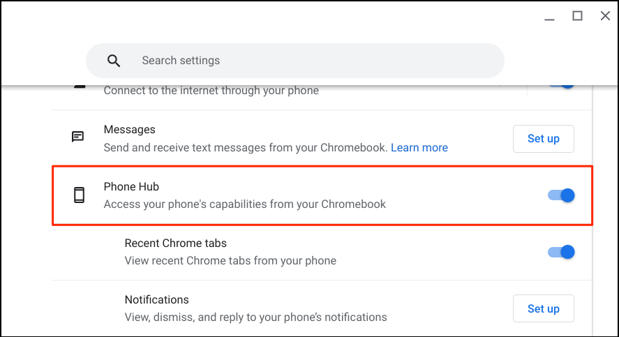 Cum să conectați un telefon la Chromebook folosind Phone Hub