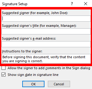 Cómo insertar una firma en un documento de Microsoft Word