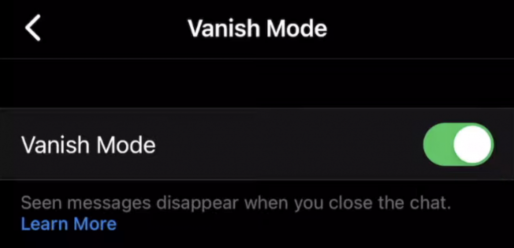 วิธีใช้ Vanish Mode บน Facebook Messenger