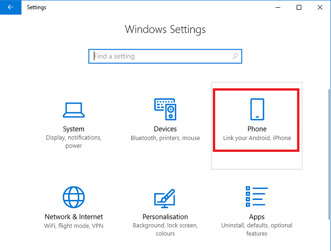 Como vincular seu smartphone Android ao Windows 10