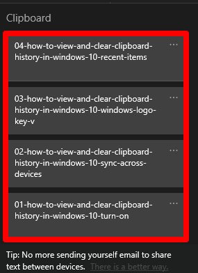 Cum să vizualizați și să ștergeți istoricul Clipboard în Windows 10