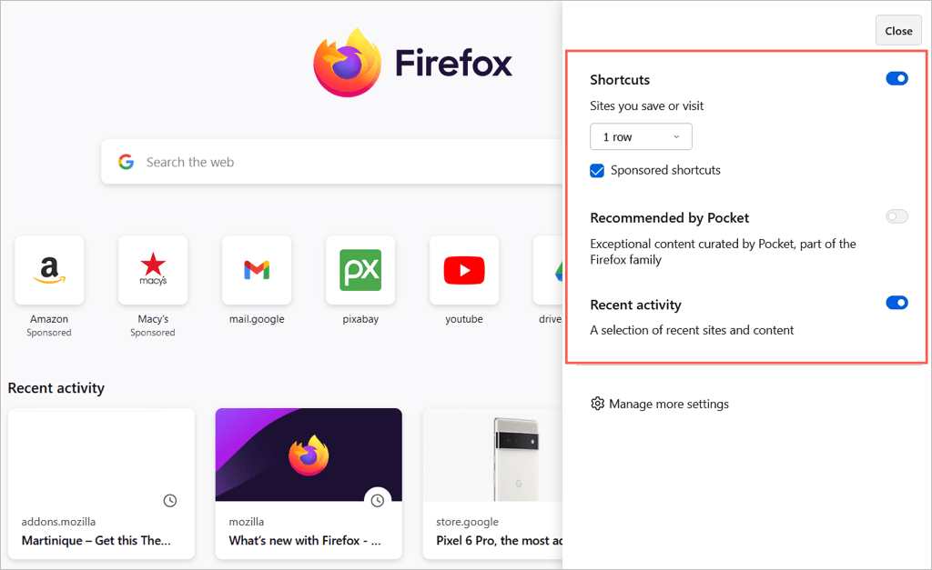 5+ façons de personnaliser Mozilla Firefox