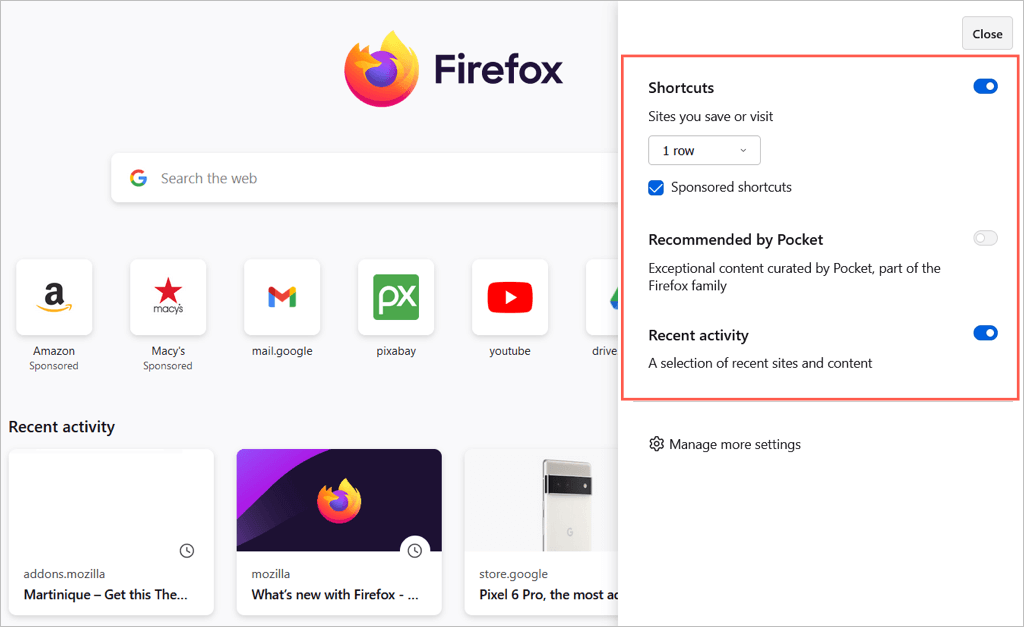 5+ manieren om Mozilla Firefox aan te passen