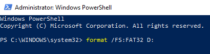 Windowsで外付けハードドライブをFAT32にフォーマットする方法