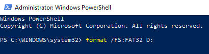 Como formatar o disco rígido externo para FAT32 no Windows