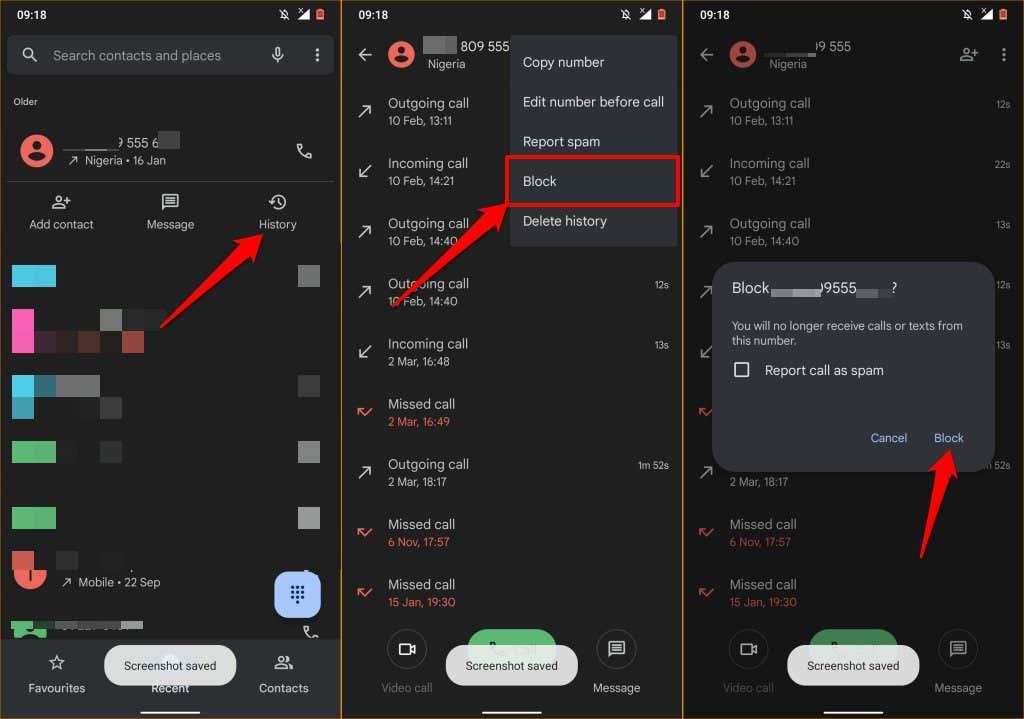 Cómo bloquear textos en Android