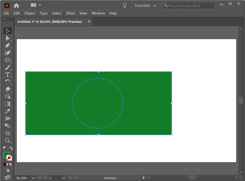 Cómo recortar una forma en Illustrator