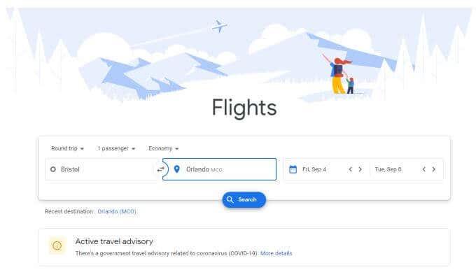 Comment utiliser Google Flights