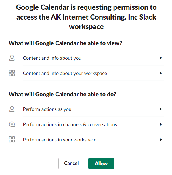 Cara Menyegerakkan Slack dengan Kalendar Google