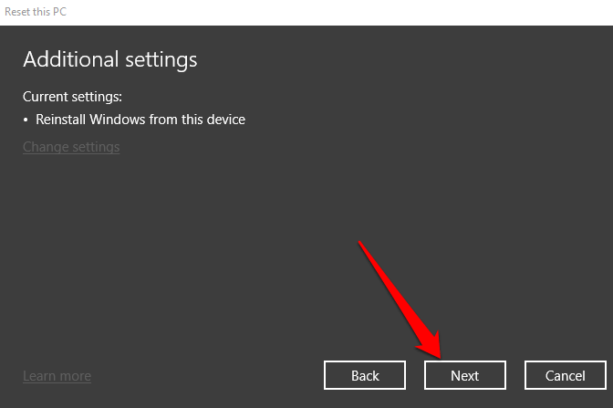 Windows 10を工場出荷時の状態にリセットする方法