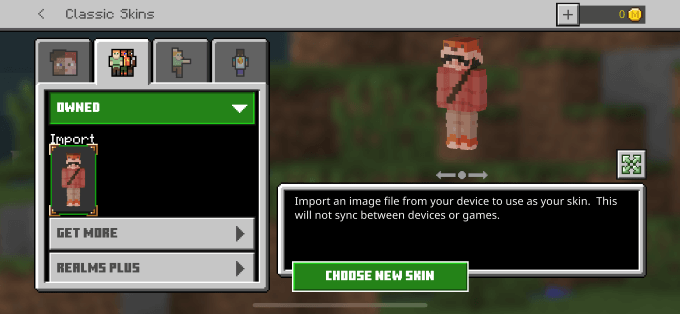 Minecraft-skin wijzigen op pc of mobiel