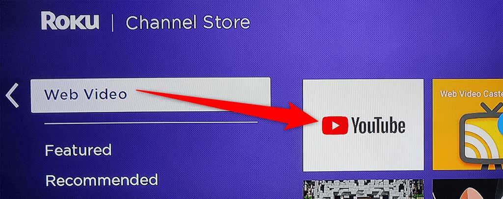 วิธีดู YouTube บน Roku