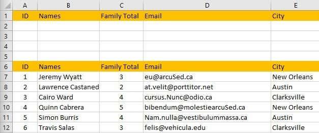 So filtern Sie Daten in Excel