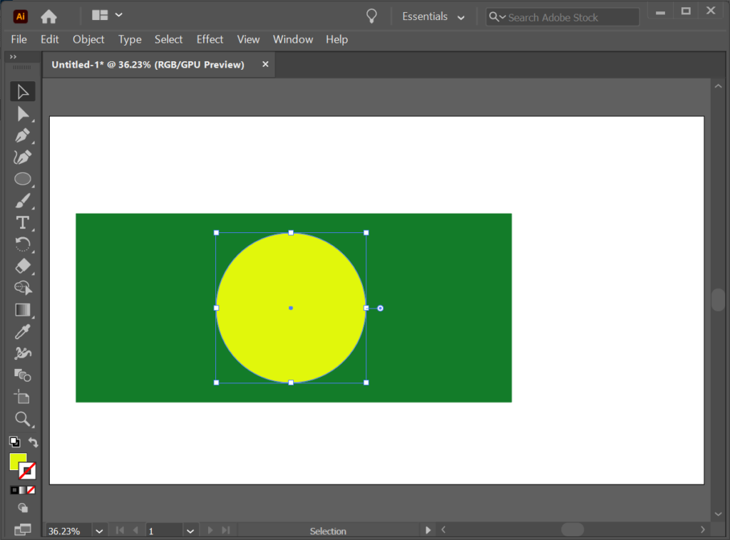 วิธีการตัดรูปร่างใน Illustrator