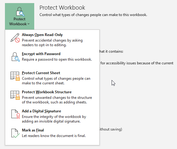 Como proteger com senha um arquivo do Excel com segurança