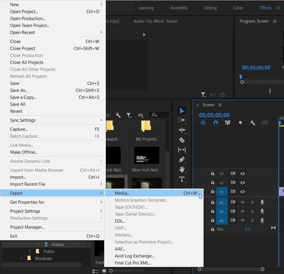 Cum să utilizați Adobe Media Encoder pentru a exporta proiecte Adobe Premiere