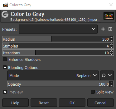 Cum să faci o imagine alb-negru în GIMP