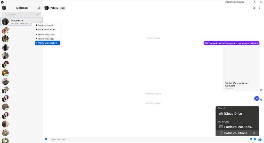 Cum să ștergeți mesajele Facebook Messenger pentru ambele părți
