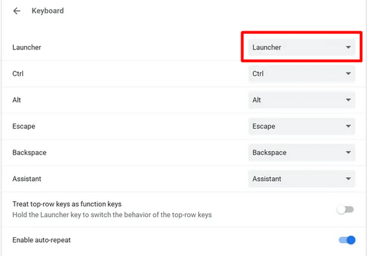 Cómo activar o desactivar el bloqueo de mayúsculas en Chromebook