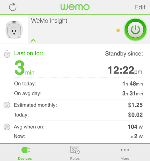 Como exportar dados de uso de energia do WeMo para o Excel