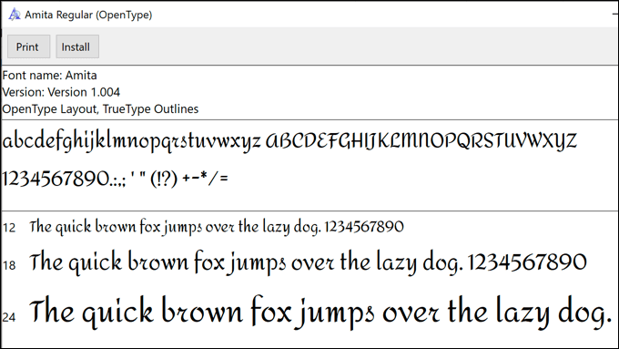 Cara Memasang Font pada Windows 10