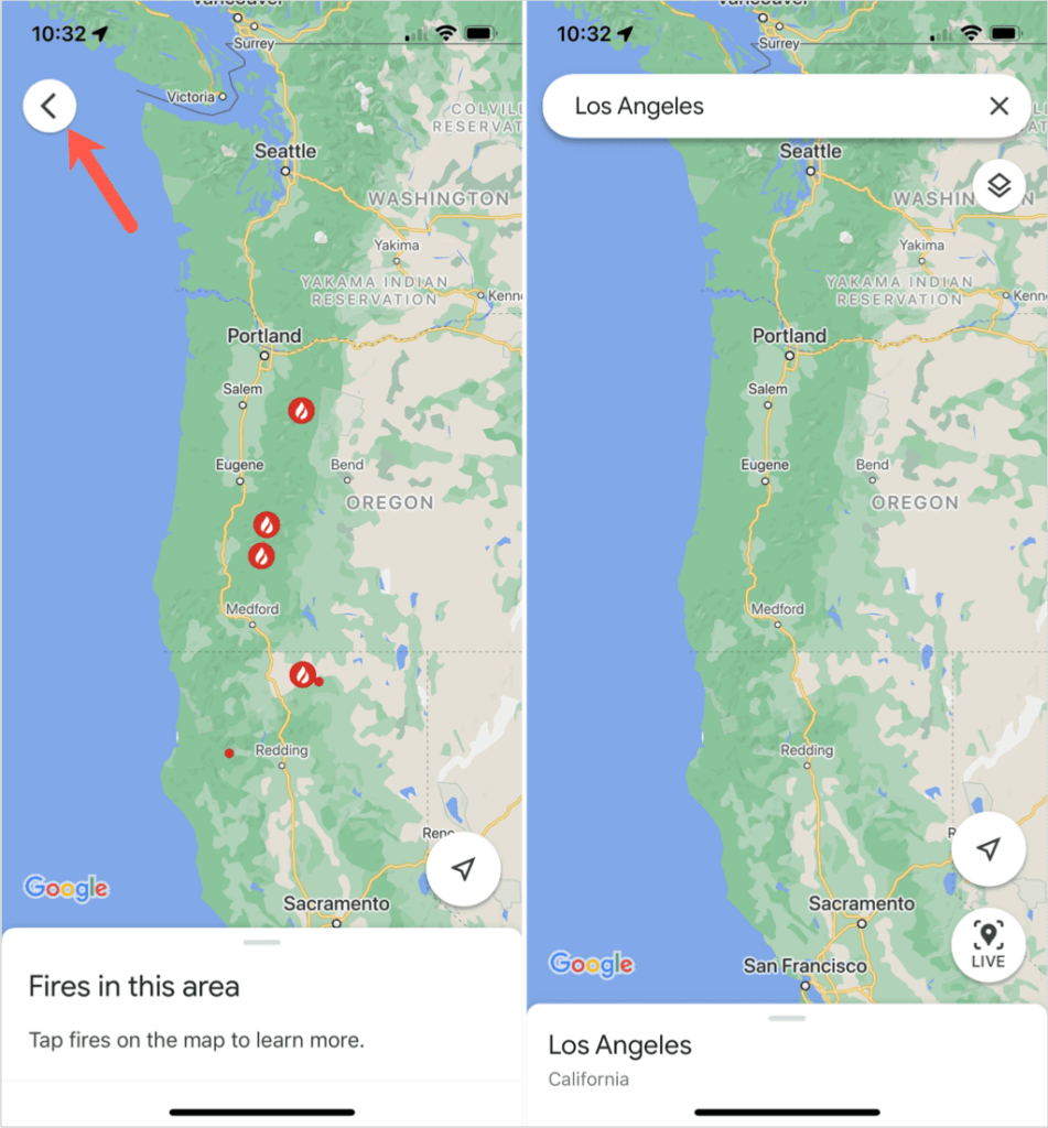 Como usar o rastreamento de incêndio florestal do Google Maps
