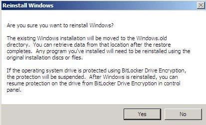كيفية استعادة Windows إلى إعدادات المصنع