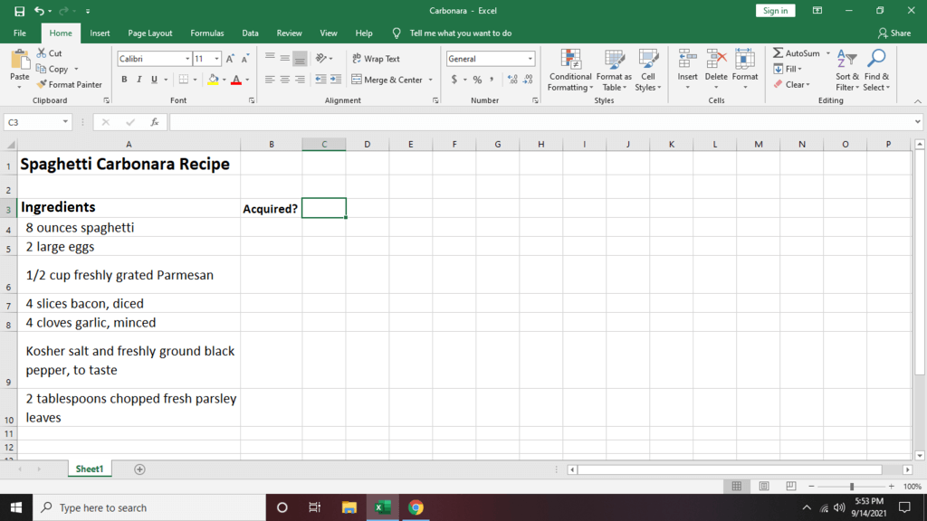 Como fazer uma lista de verificação no Excel