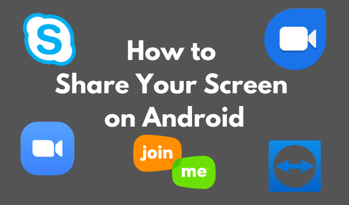 Android에서 화면을 공유하는 방법