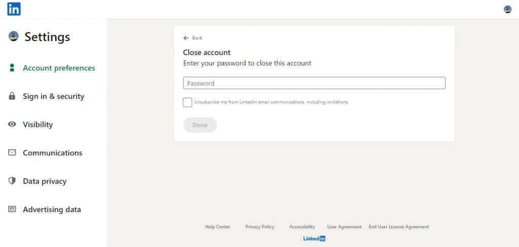 Cum să vă ștergeți contul LinkedIn