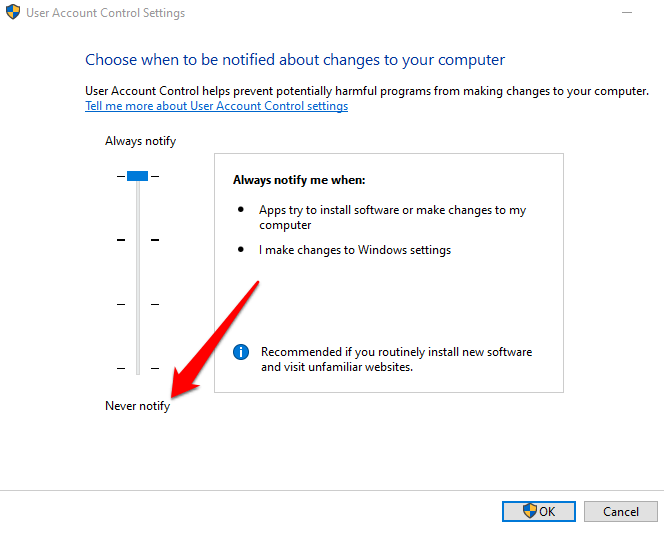 Was ist UAC in Windows 10 und wie wird es deaktiviert?