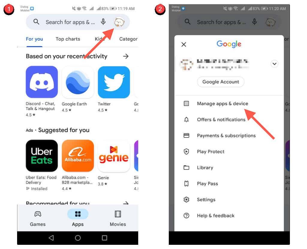 Comment mettre à jour les applications Android