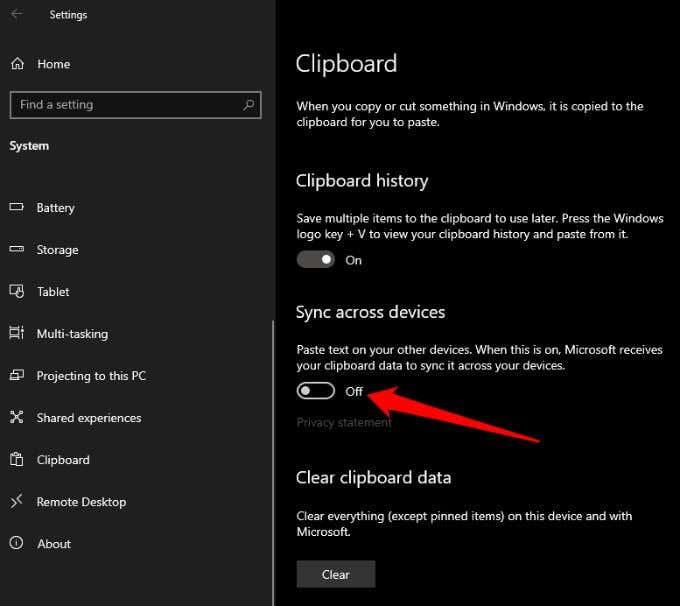 Come visualizzare e cancellare la cronologia degli appunti in Windows 10