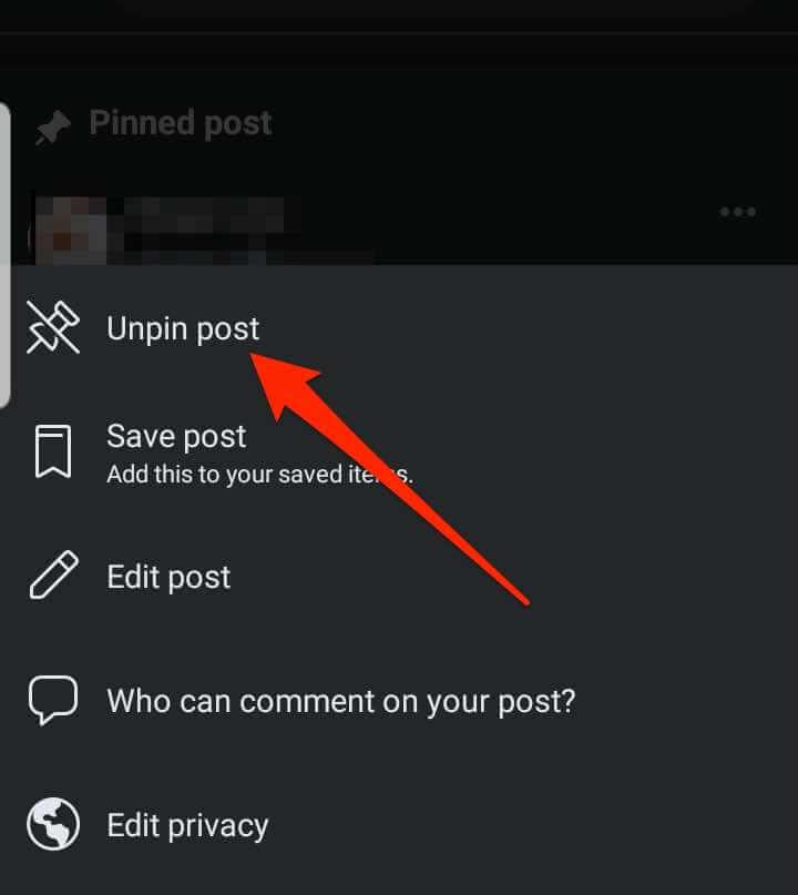 How to Pin a Post on Facebook