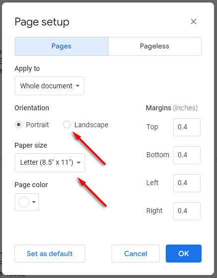 Comment imprimer sur une enveloppe à l'aide de Google Docs