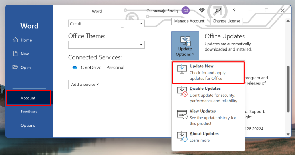 Ce versiune de Microsoft Office am?