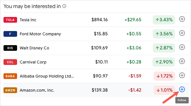 Cum să configurați o listă de urmărire a stocurilor pe Google Finance