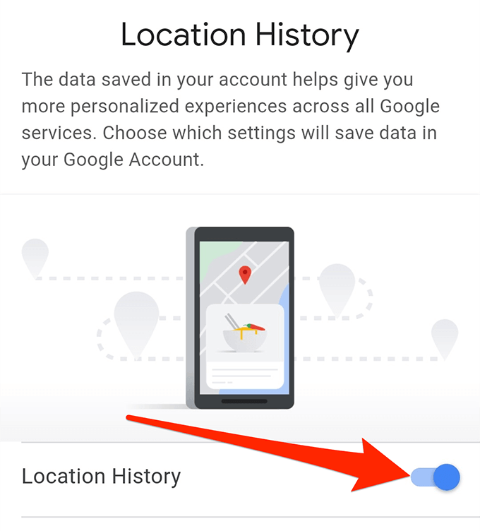 Como visualizar o histórico de localização do Google Maps